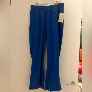 NWT Wink Boundless Women's Boot Cut Scrub Pant - Royal Medium